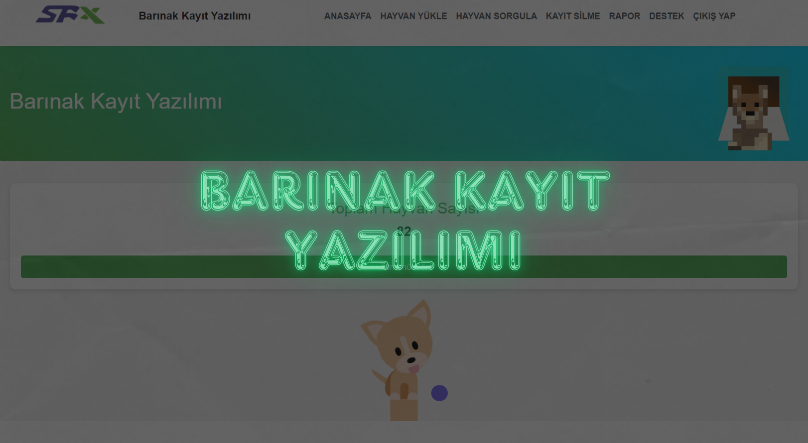 Barınak Kayıt Yazılımı
